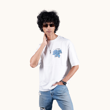 Bitter Life 2.0 White Oversized T-Shirt